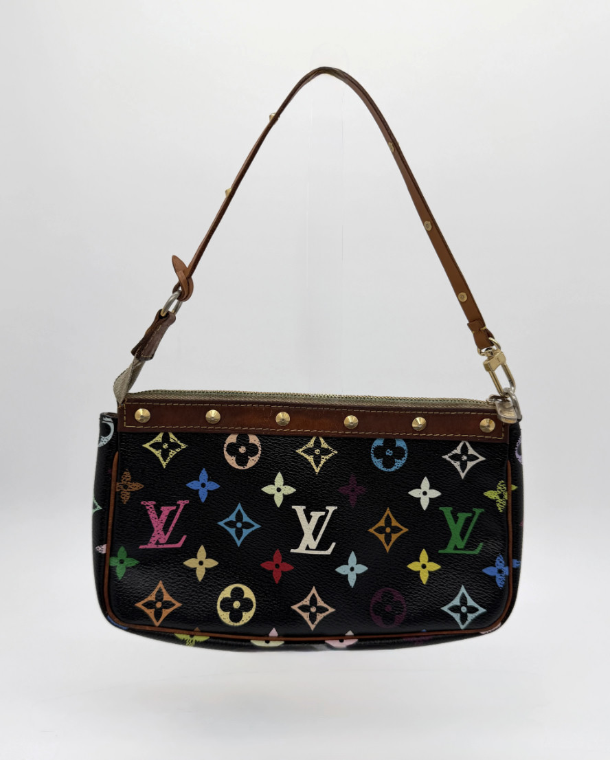 Louis Vuitton Murakami Multicolor Black Pochette